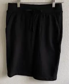 UNIQLO ボア スウェット スカート ブラック レディース M