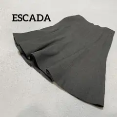 ESCADA エスカーダ ひざ丈 フレアスカート ウール サイズ36