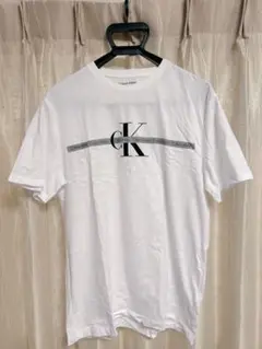 訳あり カルバンクライン メンズ Tシャツ ホワイト US Mサイズ