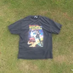 バック・トゥ・ザ・フューチャー Tシャツ Mサイズ ダークグレー