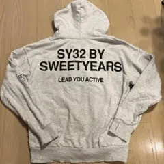 SY32 パーカー ジップアップパーカー グレー Sサイズ BIGBOOS