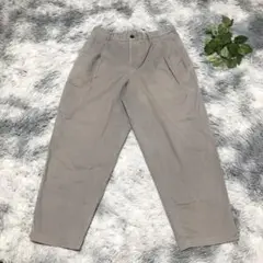 GAP ギャップ (M) メンズ チノパン グレー テーパード カジュアル 綿混