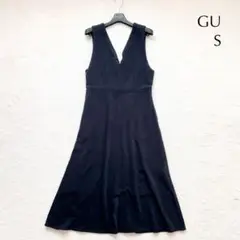 【 GU ジーユー 】 ジャンパー キャミワンピース ロングワンピース S