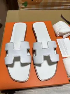 エルメス サンダル 《オラン》 38 イタリア製 新品未使用