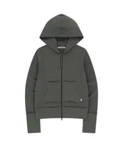 coyseio STITCH HOOD ZIP-UP チャコール