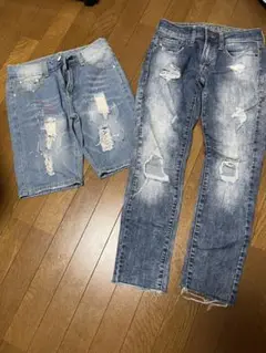アメリカンイーグル ダメージジーンズ他おまけのデニム お得!!