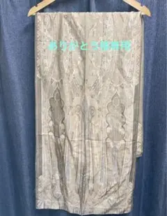 エトロ ETRO シルクウール ペイズリー ボタニカル柄 ベージュストール