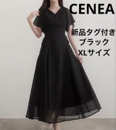 【新品タグ付き】CENEA ワンピース XL ブラック