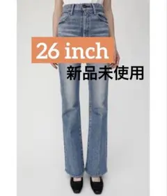 【MOUSSY】MVS FLARE ブルー 26inch