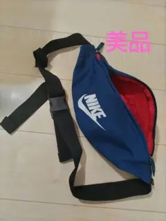 NIKE ボディバッグ　ショルダーバッグ　 紺✕赤