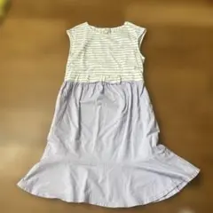 女の子　160cm　ノースリーブワンピース　クミキョクKUMIKYOKU