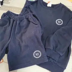 Roy ネイビー トレーナーとショートパンツセット