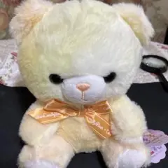 Cotton Candy Bear ぬいぐるみ クリーム色 18cm