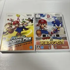 マリオスポーツミックス 北京オリンピック　盤面ほぼ傷なし美品　Wiiソフト