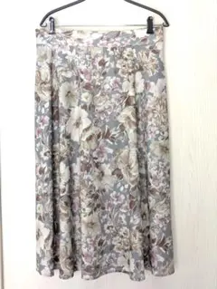 花柄ロングスカート３L