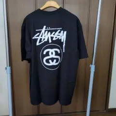 希少XXL 新品未使用タグ付き STUSSY STOCK LINK TEE 黒