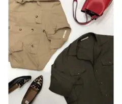jena ジェナエスパスメルヴェイユ アウター ミリタリー カーキ 新品