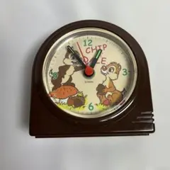 チップとデール アナログアラーム時計