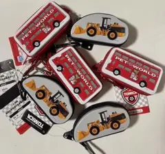 トミカ カラビナ付き車型缶ケース 6個セット