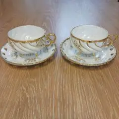 FINE SEYEI CHINA ティーカップ・ソーサー 2個セット