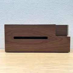 cocoshi 木製ティッシュケース　ウォールナット