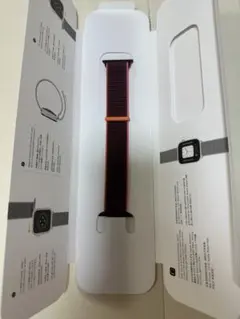 新品未使用　Apple Watch バーガンディ スポーツバンド 40MM