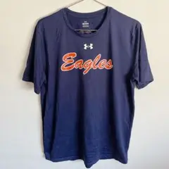 【M】Under Armour Eagles アンダーシャツ ネイビー