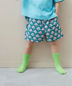 LOWRYSFARM INDIAIS プリントショートパンツ 総柄 100cm