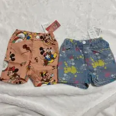 90センチ　ディズニー　ミッキー　半ズボン　90 ズボン　セット　まとめ売り