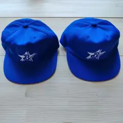 横浜ベイスターズ青 星型ロゴ スナップバックキャップ　Мサイズ　2個セット