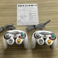 ゲームキューブ用　マルチコントローラー　2個セット　説明書付き