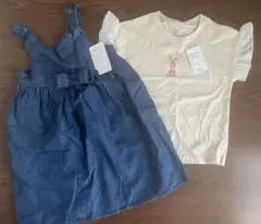 新品100サイズ2点セット女の子