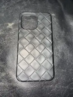 【美品】ボッテガヴェネタ iPhone15promaxスマホケース 黒
