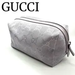 ✴️美品 希少カラー✴️ グッチ GG柄 コスメポーチ 小物入れ マルチケース