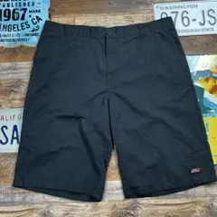 Dickies ブラック　ショートパンツ　ハーフパンツ　38 XL相当