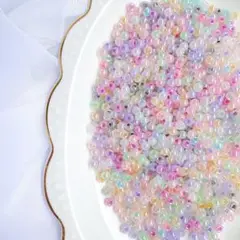 FGB ミルキーカラー ガラスビーズ 3mm