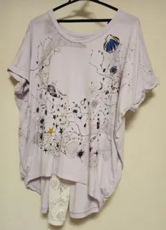 ScoLar　チュニック　ドルマンTシャツ used サイズM