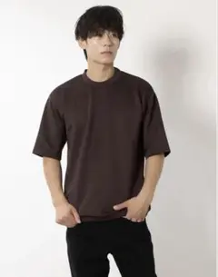 COMME CA ISM ブラウン Tシャツ M