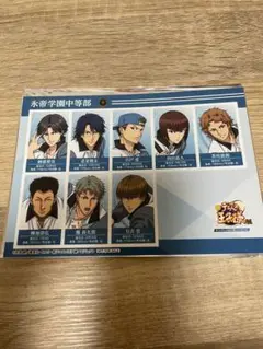 テニスの王子様展 入場特典 氷帝学園 選手名鑑風ブロマイド テニプリ展