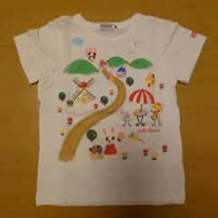ミキハウス　Tシャツ　うさこ　白　100