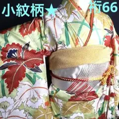 ★出品の日特価★感性豊かな小紋柄★珍しい色合わせ★振袖セット★袴姿にも★