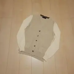 最高級Loro Piana★カシミヤバイカラーカーディガン ロロピアーナ