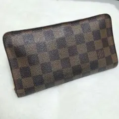 Louis Vuitton ルイヴィトン ダミエ ラウンドファスナー 長財布