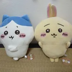 ハチワレ・うさぎ(入れ替わり)ぬいぐるみ