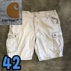 7T6136 Carhartt カーゴショーツ　ビッグサイズ　古着
