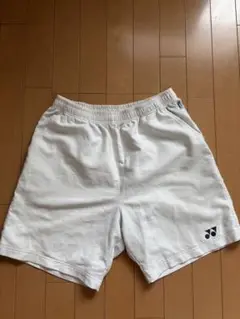 バドミントン用パンツ ホワイト ブラック2点セット