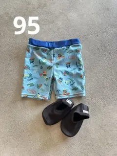 水着・水泳用品 サーフパンツとリュックマリンシューズセット