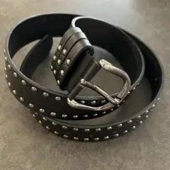 スタッズベルト　 黒　ベルト Y2K スケーター　 SK8 　 　平成