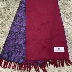 PIERRE BALMAIN ペイズリー柄マフラー　ウール