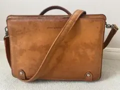 mila schön レザーショルダーバッグ ブラウン